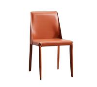 DIANXI Silla de Dormitorio Silla de Cuero Estilo Silla Montar for el hogar, Ligera, Lujo, Suave, for Escritorio, Hotel, cafetería, Restaurante, Comedor nórdica