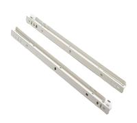 Diapositivas de pista for cajones, dos rieles armario, mesa ordenador gruesa, armarios ropa, polea rodillo for teclado, muebles, 4 Uds Para Cajones De Armarios(10inch)