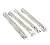 Diapositivas de pista for cajones, dos rieles gabinete, mesa ordenador gruesa, paracaídas, armarios ropa, polea rodillo for teclado, muebles(14inch(35cm))