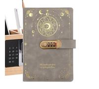 Diario con Candado Cuaderno A5 para Establecimiento de Metas