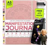 Diario de manifestación y cuidado personal de 5 minutos | Agenda sin fecha de 90 días para positividad, afirmaciones y gratitud | Mindfulness guiada, reflexión
