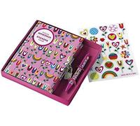 DIARIO INTIMO CON BOLIGRAFO Y ADHESIVOS JARDIN AGATHA RP