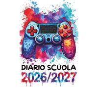 Diario Scuola 2026 2027: Agenda Giornaliera Scolastico per Scuola Elementari Medie Superiori Studente | Da Settembre a Luglio 2 Giorni per Pagina.