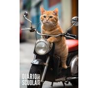 Diario Scuola 2026 2027: Gatto - Agenda Scolastica Giornaliera Per Bambina e Bambino, Elementari, Primaria, Media, Superiori | da Settembre 2026 ad Luglio 2027