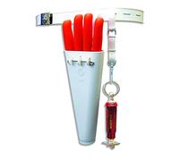 Dick – Aljaba medidor de espesor para 4 cuchillos, soporte de higiene – 24 cm