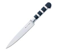 Dick Serie 1905 - Cuchillo de carne (hoja lisa, 12 cm, mango negro)