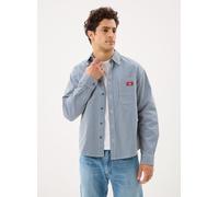 Dickies Hickory Work Shirt Ls S Azul