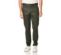 Dickies Men's Skinny-Straight Double Knee Work Pant Pants, Olive Green, 33W x 30L