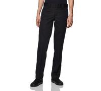 Dickies Pantalones de Trabajo Flex para Hombre, Corte Recto y Ajustado, Negro V1, 30W x 30L