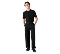 Dickies Pantalones de Trabajo Holgados de Doble Rodilla para Hombre, Negro -, 34W x 32L