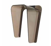 Dickly Protector de cubierta de lluvia para timbre, cubierta de teclado de control de acceso impermeable para exteriores, protector de timbre para timbre con, MARRÓN