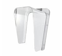 Dickly Protector de cubierta de lluvia para timbre, cubierta de teclado de control de acceso impermeable para exteriores, protector de timbre para timbre con, Claro