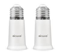 DiCUNO Adaptador Extensor E27 5CM, Alargador E27, Pack de 2