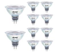 DiCUNO Regulable Bombilla LED GU5.3, 6W Equiv 60W, 6000K, 420lm, Pack de 10