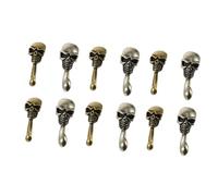 Didiseaon 12piezas Ganchos Decorativos Forma De Calavera Accesorios Para Manualidades Ganchos Colgantes Únicos y Originales