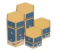 Didiseaon 4 Piezas Estuche Metálico para Caja Hermética Portátil de Hojalata Resistente con Tapa Pequeño Recipiente Recargable para Almacenamiento Fresco y Compacto Diseño Nacional Moderno