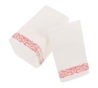 Didiseaon 50hojas Pañuelos de Fiesta de Estilo Occidental Servilletas Desechables para Almuerzo y Cena Servilletas Decorativas para Recepción de Boda y Cócteles