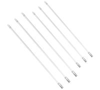 Didiseaon 6 Varillas de Acrílico para Persianas Mango, Control de Varilla Vertical para Operación Conveniente en Hogar u Oficina, Diseño Simple y Generoso