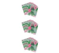 Didiseaon 60 Piezas Decoración De Verano Servilleta Tropical Servilleta De Flamenco Servilletas De Cena Desechables Decorativas Servilletas De Hojas Verdes Desechables El