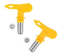 Didiseaon Boquilla Pulverizadora sin Aire para Pintura, 2 Piezas, Material Plástico y Acero, Fácil Limpieza y Aplicación de Recubrimiento, Adecuado para Decoración del Hogar