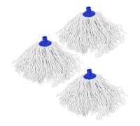 Didiseaon Cabezales De Fregona De Algodón 3 Piezas Repuesto Lavable Absorbente Para Suelo De Madera y Baldosa Accesorio Para Mopa Hogar Limpieza Eficaz Ahorro