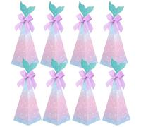 Didiseaon Caja de Dulces de Papel Forma de Sirena para Boda y Fiesta, Pack de 20 Piezas Ligero y Decorativo para Recuerdos y Ambiente Festivo