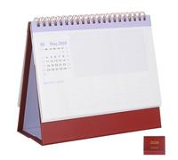Didiseaon Calendario De Escritorio 2025-2026: Pequeño Calendario De Escritorio De Julio De 2025 A Diciembre De 2026 De Sobremesa Con Tapa Abatible Planificador Mensual Para El Hogar La