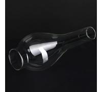 Didiseaon Chimenea transparente para lámpara de queroseno de vidrio, 38 orificios para portalámparas, repuesto fácil de instalar para pequeñas chimeneas y uso en el hogar