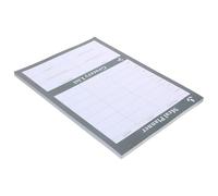 Didiseaon Cuaderno Semanal Desgarrable para Menú de Cena en Cocina, Planificador de Comidas en Papel Negro, Guía Visual Duradera y Entusiastas del Fitness
