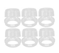 Didiseaon Cubierta en para Material de Seguridad Doble para Uso de Pp Protector del Gas Piezas 6 Transparente Cocina Infantil Hogar