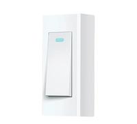 Didiseaon Interruptor Conmutador Unipolar de Plástico Resistente para Lámparas de Pared Multifunción en Dormitorio y Sala de Estar Tamaño Mini y Fácil Instalación