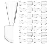 Didiseaon Juego de 20 Medidoras Graduadas de Transparente para Mascarillas Faciales, Dosificadora Multiusos para Polvo y Mezcla, Kit Portátil para Cuidado Piel