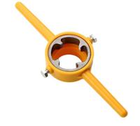 Didiseaon Llave de Matriz, Matriz de Roscado, Kit de Herramientas de Roscado, Acero y Plástico, Amarillo, para Suministros de Agua y Uso Doméstico
