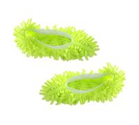 Didiseaon Pantuflas de Trapeador de Microfibra Fina 6 Pcs Antideslizantes para Limpieza del Hogar, Cubrezapatos Ajustables en Verde, Morado y Rosa, Accesorios Multifunción para Suelos