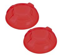 Didiseaon Protector de Detector de Humo 2 Unidades para Uso en Cocinas y Áreas Alta Humedad, Cubierta Plástica Duradera contra Pintura y Suciedad