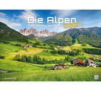 GP-Fever Calendario de pared Die Alpen – dem Himmel so nah 2027 – Motivos alpinos, DIN A2 (60×42 cm)