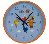 DieMaus Reloj de pared infantil azul
