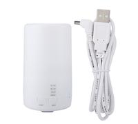 Difusor de aromaterapia, humidificador silencioso de niebla fría con 7 colores de luz LED, apagado automático sin agua y control remoto para una