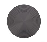 Difusor de calor de aluminio de 28 cm, difusor de estufa para cocinar uniformemente, cocina de gas, adaptador de placa de inducción, antideslizante, color gris