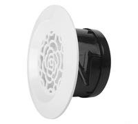 Difusor de techo redondo para rejilla de ventilación de aire para baño, cocina, sala de estar con regulación de flujo de aire e integridad a largo plazo (100 mm)
