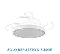 Abrila Esparta Blanco - Accesorio Difusor Ventilador Pequeño