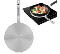 Placa Adaptadora de Inducción Universal, Haofy Disco Adaptador de Placa de Difusión de Calor de Acero Inoxidable, Difusores de Calor para Cocina de Inducción, Sartenes de Vidrio, Ollas Cerámica 24 cm