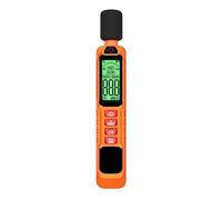 Digitales Schallpegelmessgerät - Präzision 30dB-130dB | Hand-Lärmmessgerät | Messgerät Für Studio Fabrik, Tragbares ABS Gerät, Nachtbaustellen Überwachung, naranja 15,6cm
