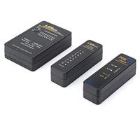 Digitus Probador de cables de red RJ45/BNC – Unidad principal y remota, PoE, con estuche
