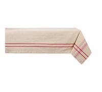 DII 100% algodón, diseño de Rayas Mesa Tops, Rojo, 60x84 Inches