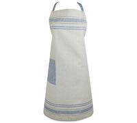 DII 100% algodón, francés rayas Chef delantal con correa ajustable para el cuello y cintura bridas, Trendy Chef cocina Delantal es se puede lavar a máquina, Ideal para cocinar, hornear, cocinar, y más