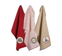 DII 100% algodón Holiday Dishtowels, Decorative, Oversized, 18 x 28 pulgadas, 3 unidades