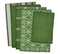 DII 100% algodón, lavable a máquina., algodón, salvia, 18x28" Towels & 13x13" Dishcloth