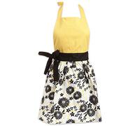 DII 100% algodón, Trendy y Falda Fashion Daisy Cocina Chef Delantal, Cuello y Cintura Ajustable Lazos, se Puede Lavar a máquina, Bordado Zona Avaliable, cocinar, Hornear, Manualidades y más