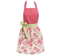 DII 100% algodón, Trendy y Falda Fashion Daisy Cocina Chef Delantal, Cuello y Cintura Ajustable Lazos, se Puede Lavar a máquina, Bordado Zona Avaliable, cocinar, Hornear, Manualidades y más Rosa Rosa